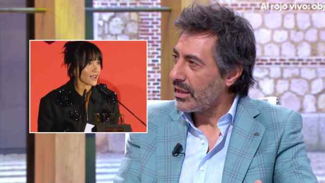 Juan del Val, colaborador de 'La Roca', y Aitana