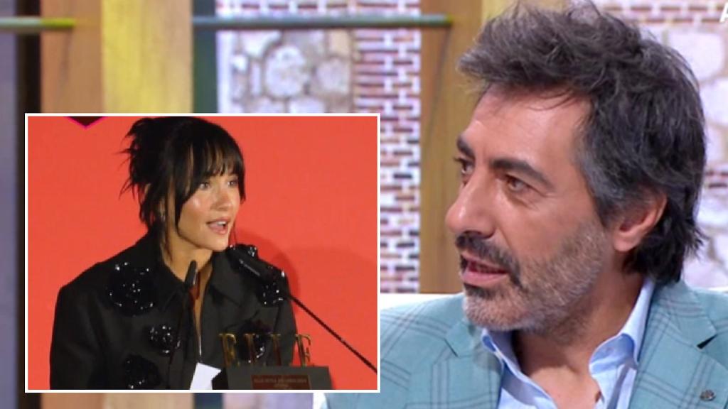 Juan del Val, colaborador de 'La Roca', y Aitana