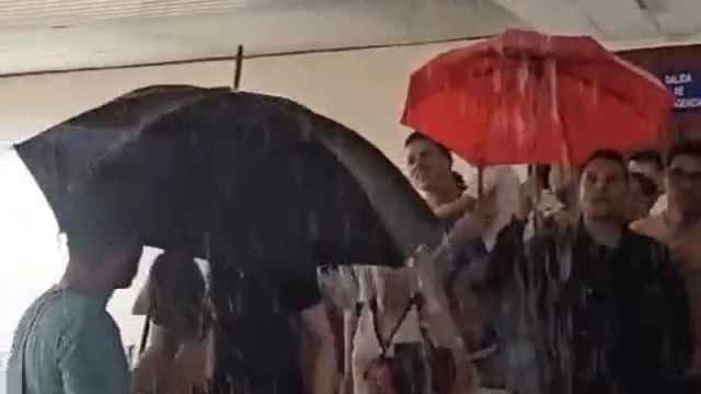 Cascadas en el pabellón de Almansa