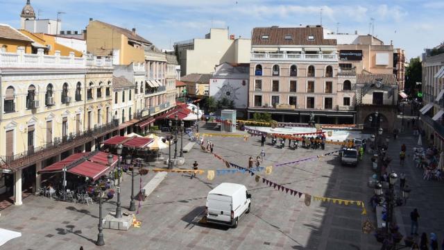 La Plaza Mayor de Ciudad Real.