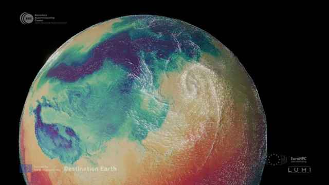 Captura del proyecto 'Destination Earth'.