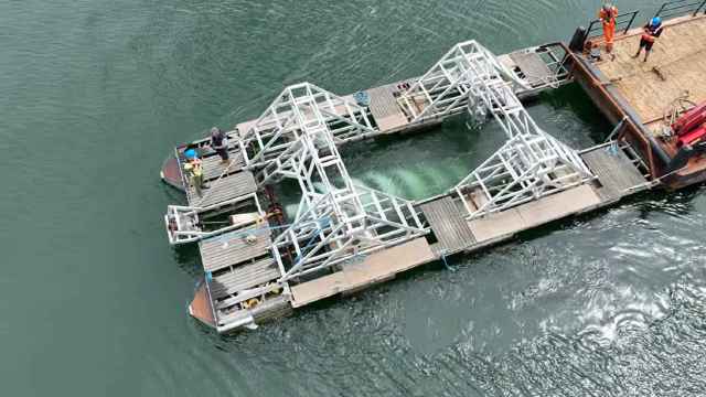 Prototipo de Axial Skelter instalado en una plataforma