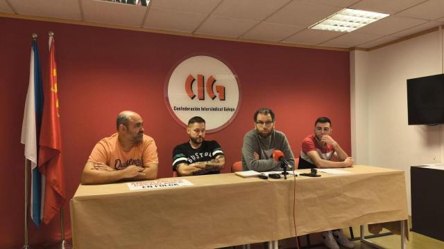 Rueda de prensa de la CIG.