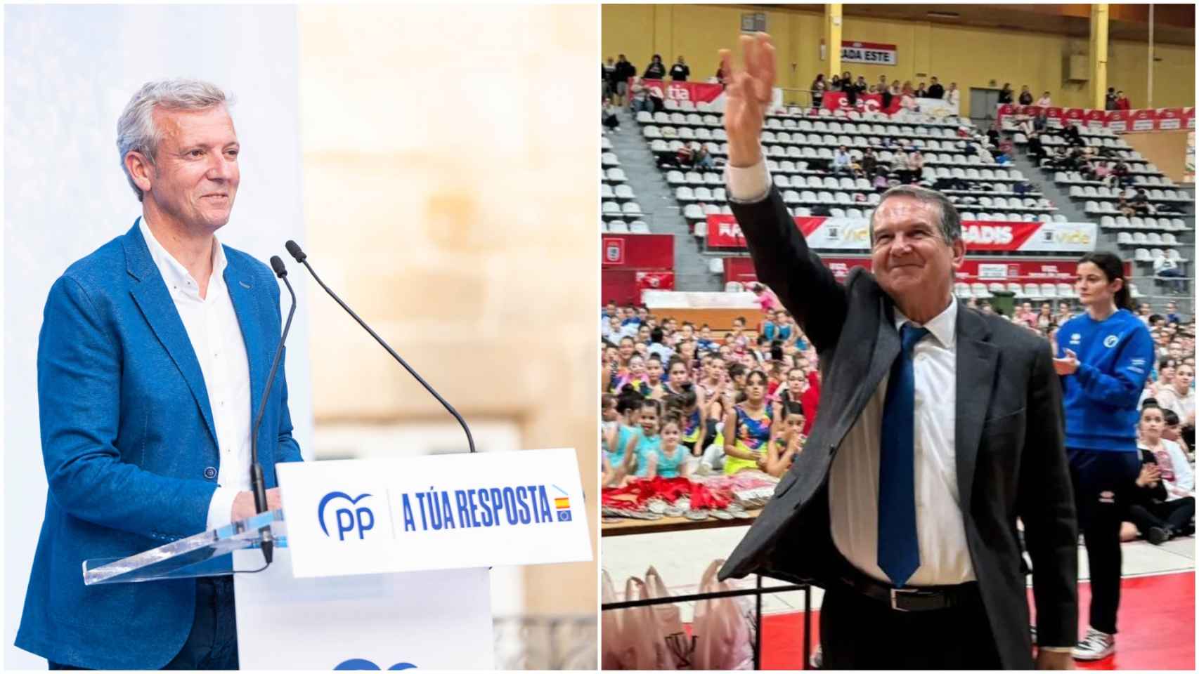 Alfonso Rueda y Abel Caballero