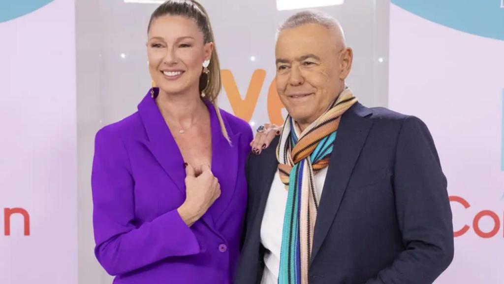 Anne Igartiburu y Jordi González