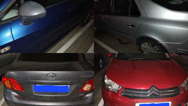 Diferentes daños en los coches