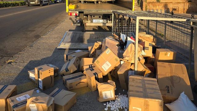 Imagen de la jaula afectada en el accidente.