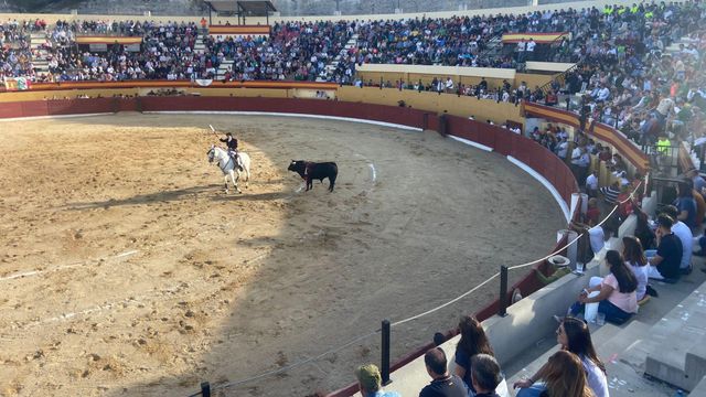 Plaza de toros de Almoguera (Guadalajara). Foto: Redes sociales del Ayuntamiento.