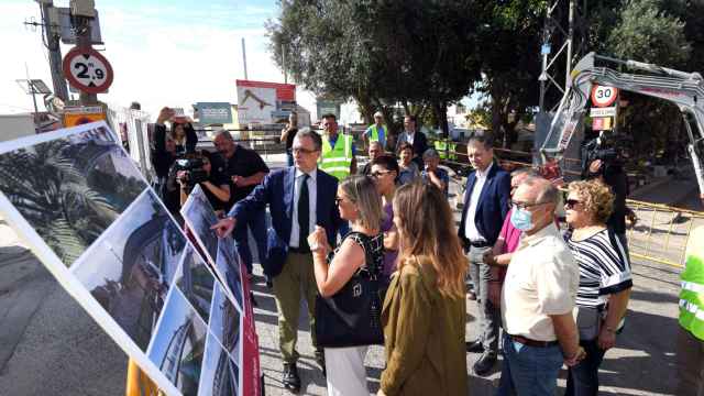 El comienzo de las obras del puente de El Raal.