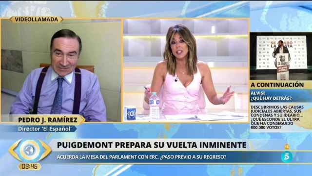 Pedro J. Ramírez este martes en 'La Mirada Crítica'.