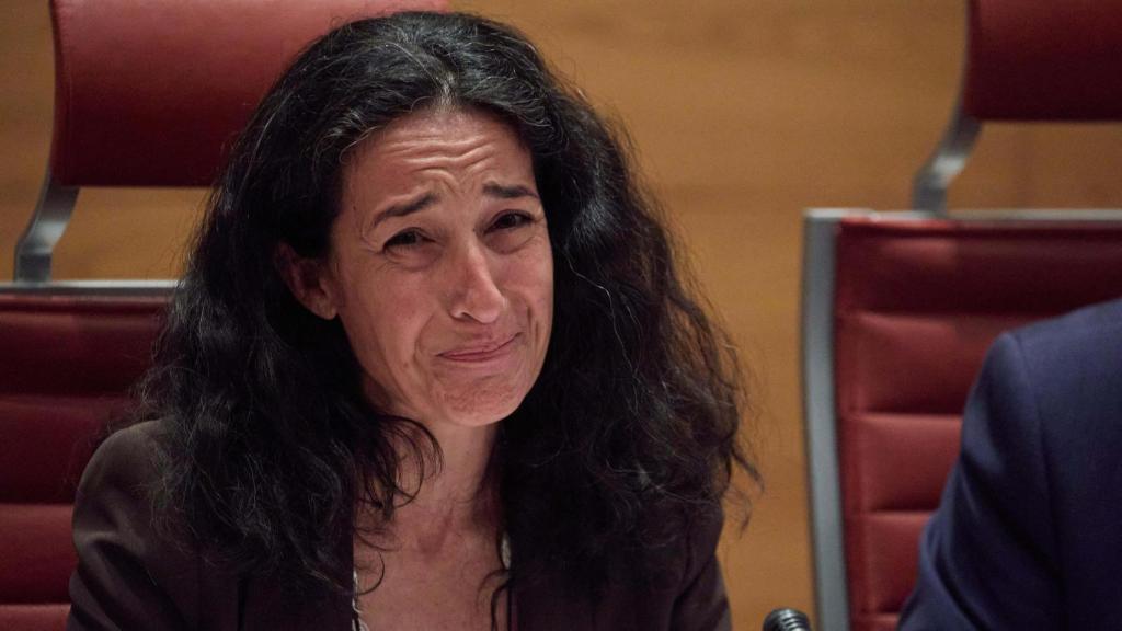 Patricia Ramírez, madre de Gabriel Cruz, comparece ante ante la Comisión de Interior en el Senado.