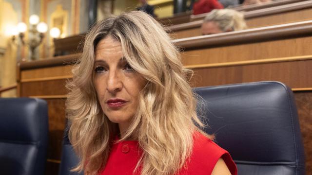 Yolanda Díaz en el Congreso de los Diputados.