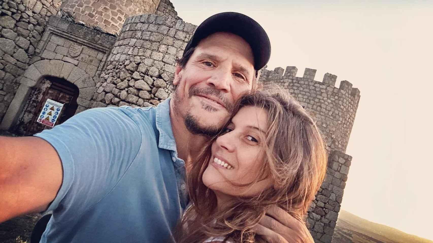 Sergio Peris-Mencheta y Marta Solaz en una imagen compartida en redes.