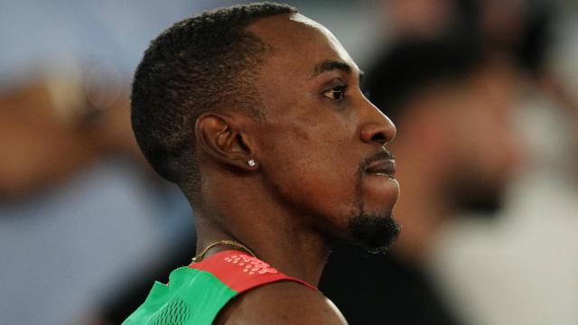 Pichardo, durante la final de triple salto.