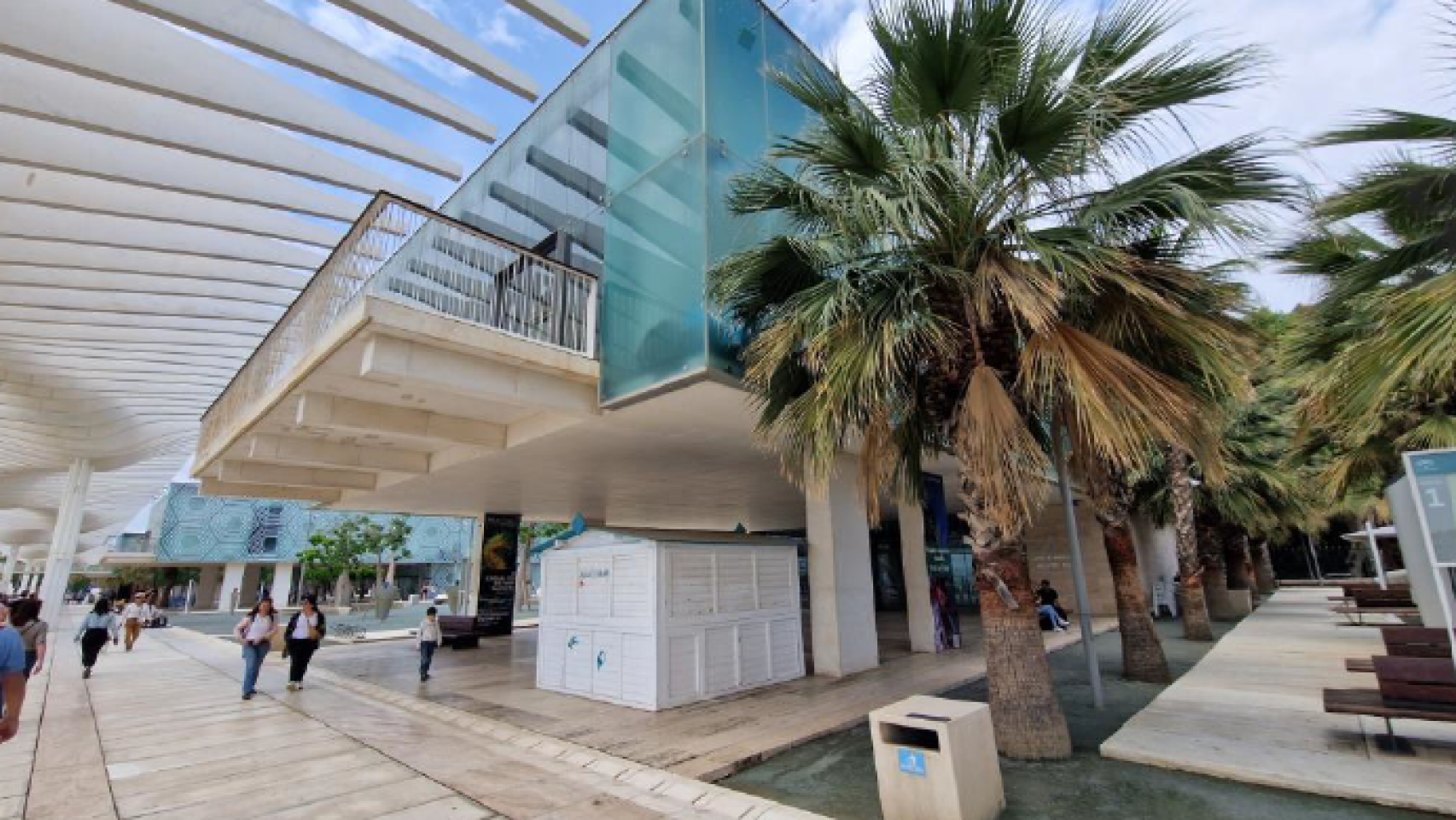 Edificio del Palmeral de las Sorpresas donde quedará localizado el Museo Alborania.