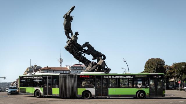 Un autobús de Vitrasa.