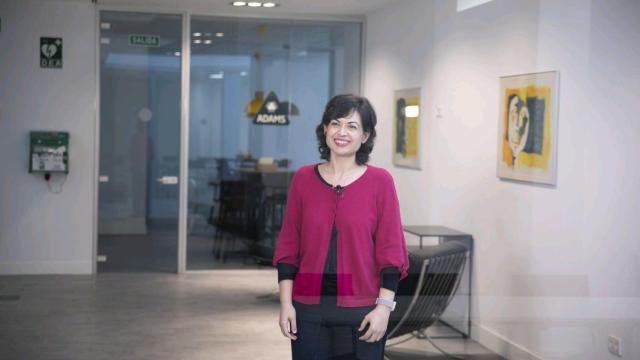 Ana González en la sede de Narciso Serra, Madrid.