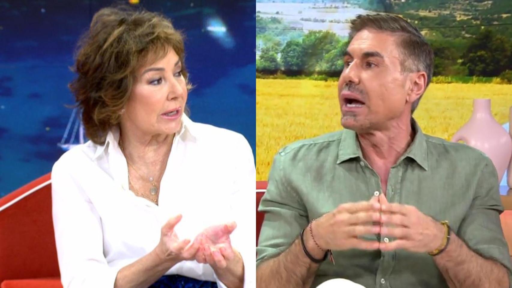 Ana Rosa Quintana y Miguel Ángel Nicolás