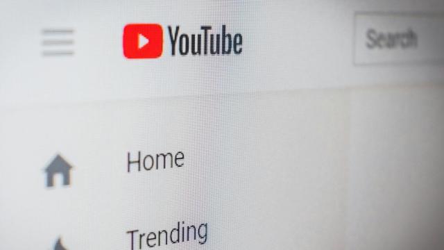 YouTube en la pantalla de un ordenador