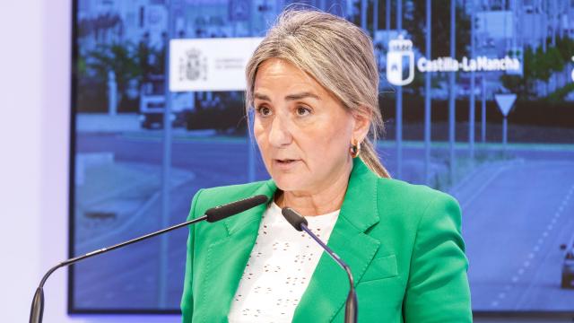 Milagros Tolón, este miércoles en Albacete.