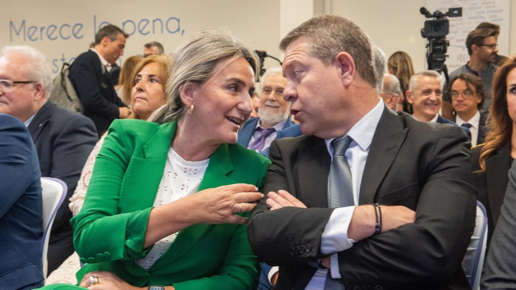 Milagros Tolón y Emiliano García-Page en una imagen de archivo.