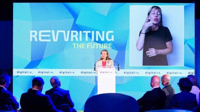 Nadia Calviño, ex vicepresidenta de Asuntos Económicos y Transformación Digital, en la inauguración de DigitalES Summit 2023.
