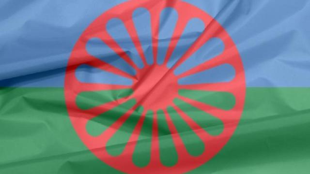 Bandera del pueblo gitano.
