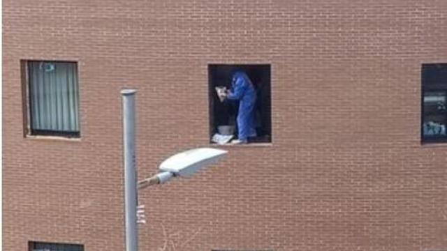 Obras en el centro de salud de Santa Marta