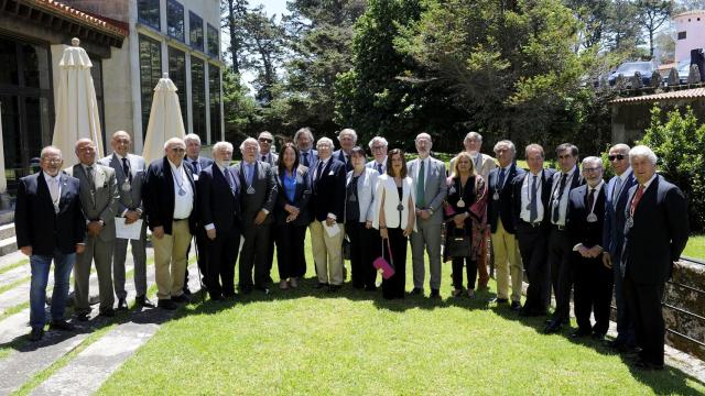 Encuentro de la Academia Galega de Gastronomía en Baiona.