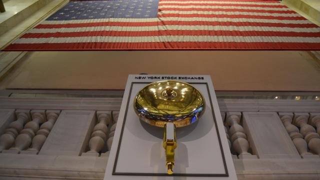 La campana de la Bolsa de Nueva York.