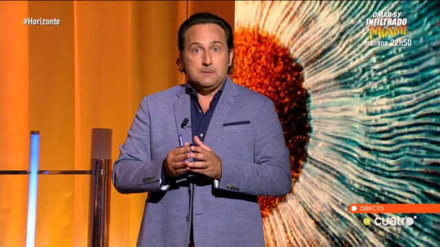 Iker Jiménez, durante la emisión de 'Horizonte' este jueves en Cuatro.