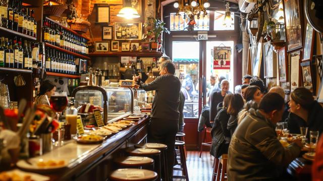 Un bar de tapas.