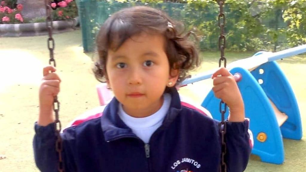 Isabel García de pequeña.