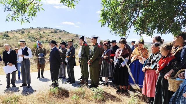Representación de la visita de Alfonso XIII a Villarino de los Aires