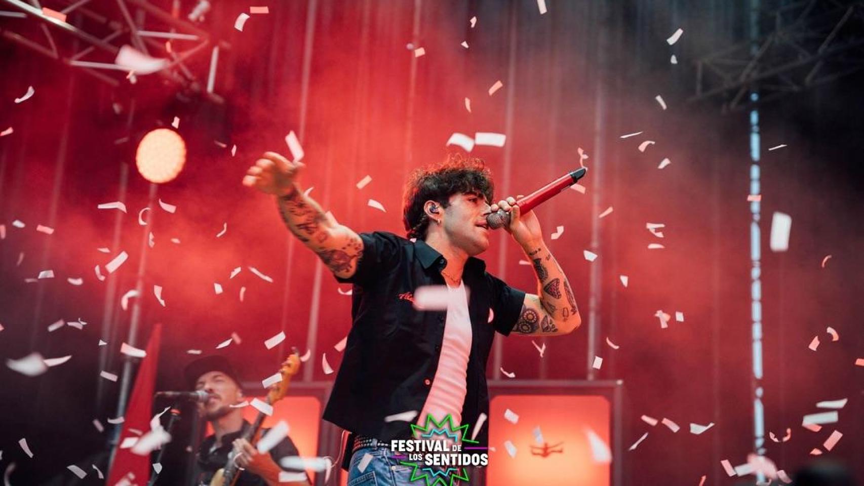 Álvaro de Luna en La Roda (Albacete). Foto: Instagram @festivaldelossentidos.