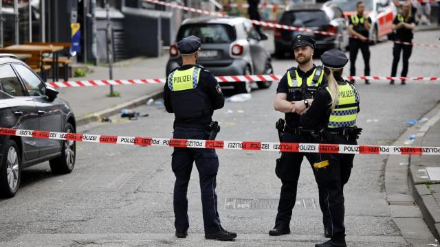 Policía en Hamburgo. Archivo.