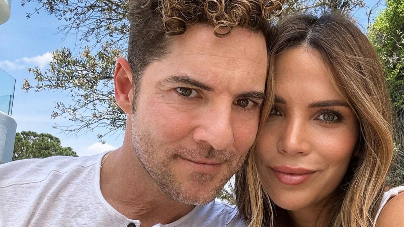 David Bisbal y Rosanna Zanetti en una imagen de redes sociales