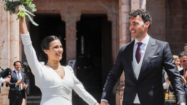 Juancho y Cristina el día de su boda.