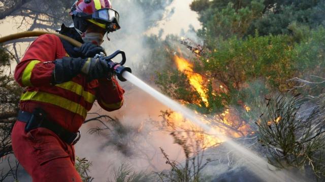 Incendio forestal. Imagen de archivo.