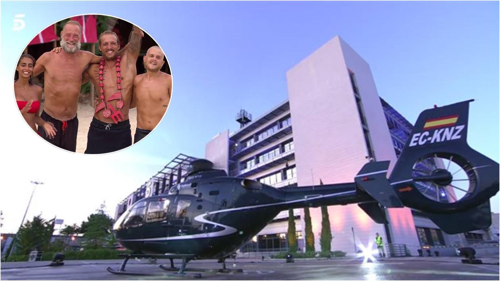 Los cuatro finalistas de 'Supervivientes'.