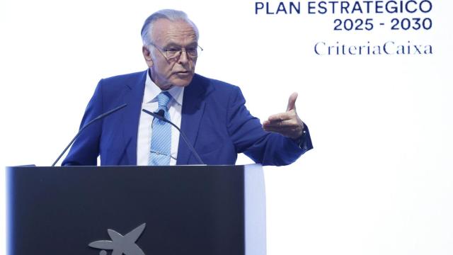 Isidro Fainé, presidente de CriteriaCaixa, durante la presentación del nuevo Plan Estratégico 2025-2030 de Criteria.