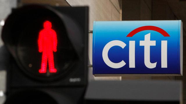 Un cartel de Citi.