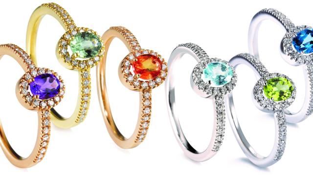 Anillos de la colección 'Caramelo'