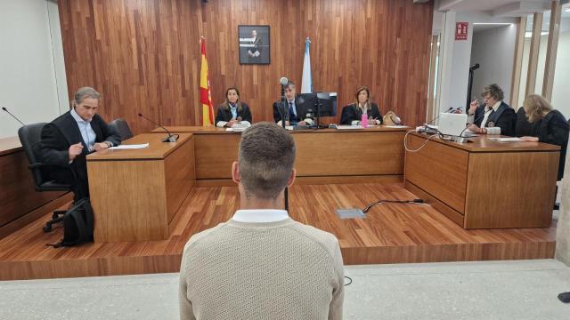 Imagen del condenado en la vista de conformidad.