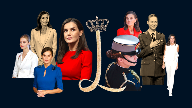 La Reina y la heredera, en una creatividad de Magas