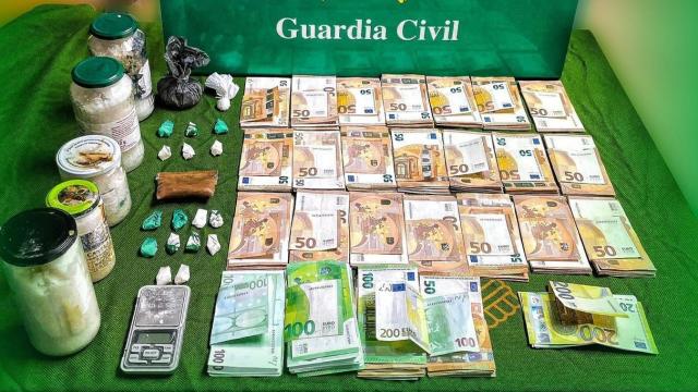 Material incautado en la operación