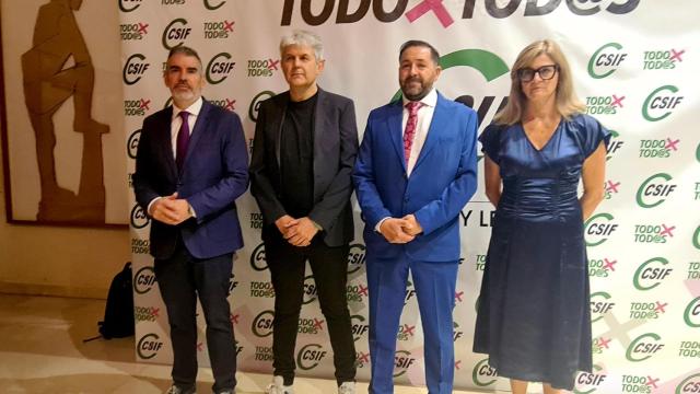 Representantes de CSIF antes del II Congreso autonómico del sector de las Empresas Públicas Estales