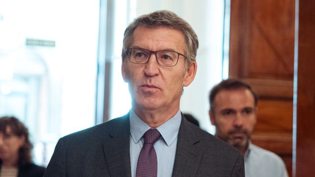 El presidente del PP, Alberto Núñez Feijóo.