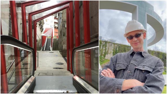 Erik Harley en Vigo.