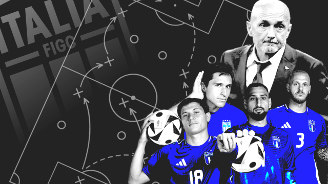 La pizarra de Luciano Spalletti con Italia en la Euro 2024